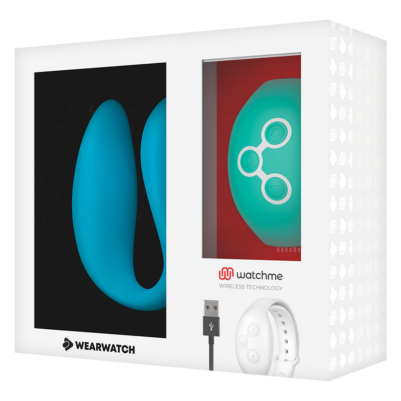 Wearwatch - vibrador dual technology watchme añil /agua