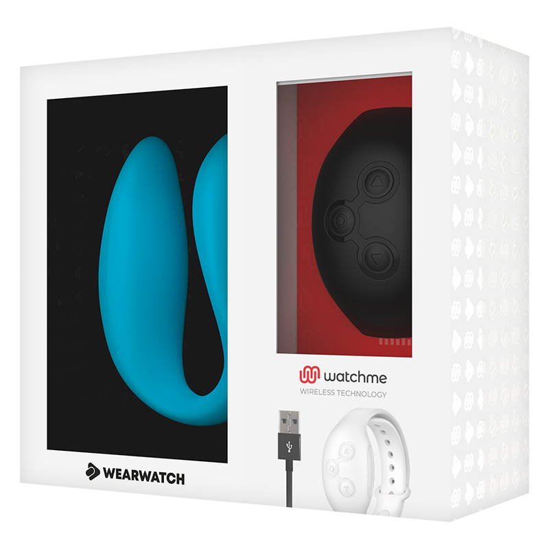 Wearwatch - vibrador dual technology watchme añil / azabache