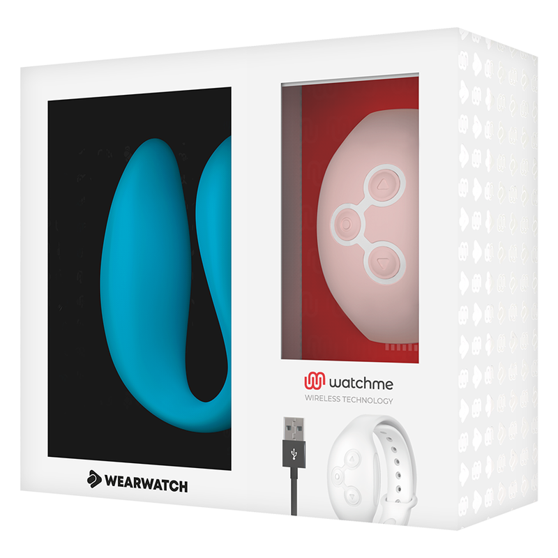Wearwatch - vibrador dual technology watchme añil / rosa