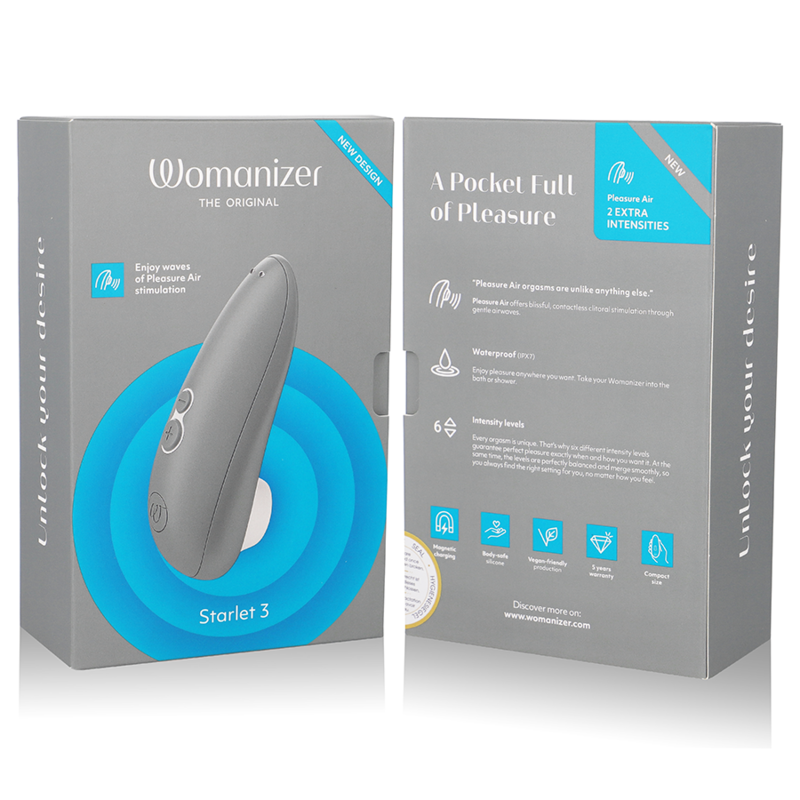 Womanizer - starlet 3 estimulador clítoris gris