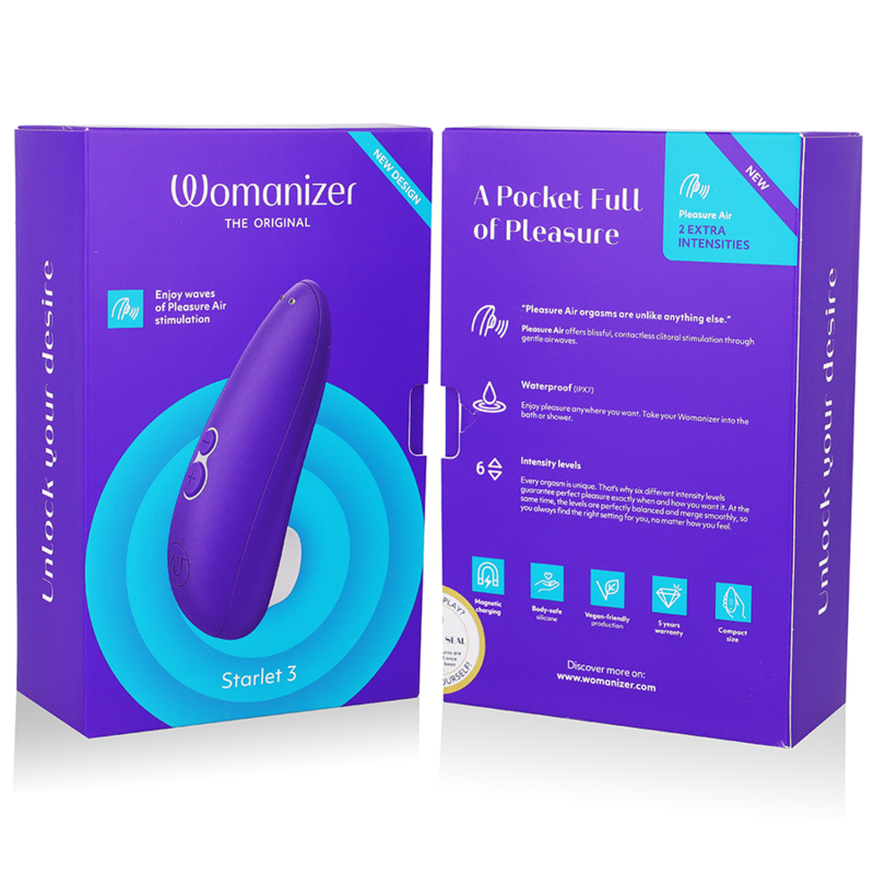 Womanizer - starlet 3 estimulador clítoris indigo