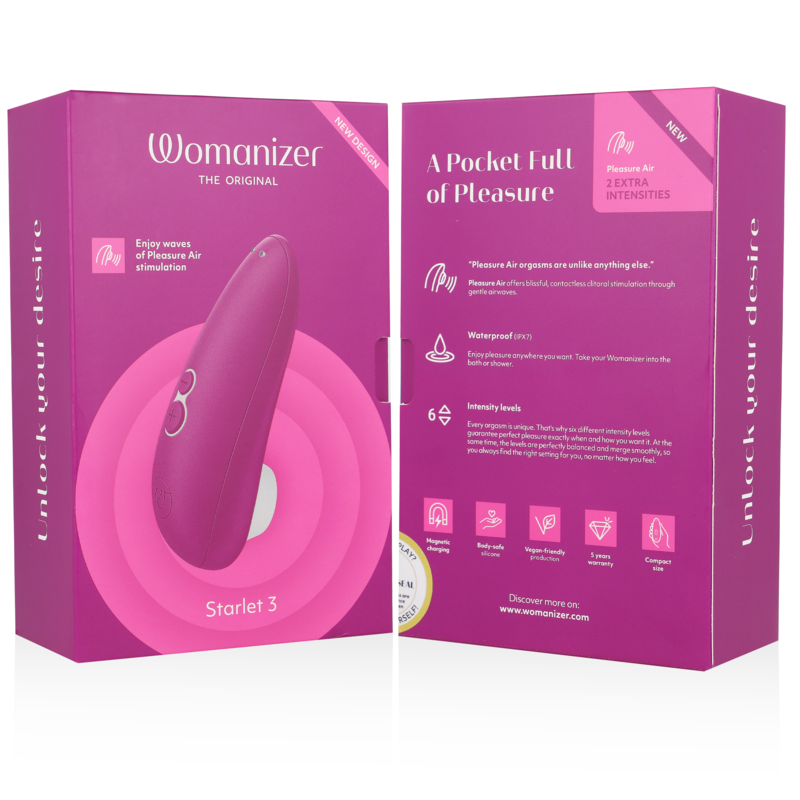 Womanizer - starlet 3 estimulador clítoris violeta