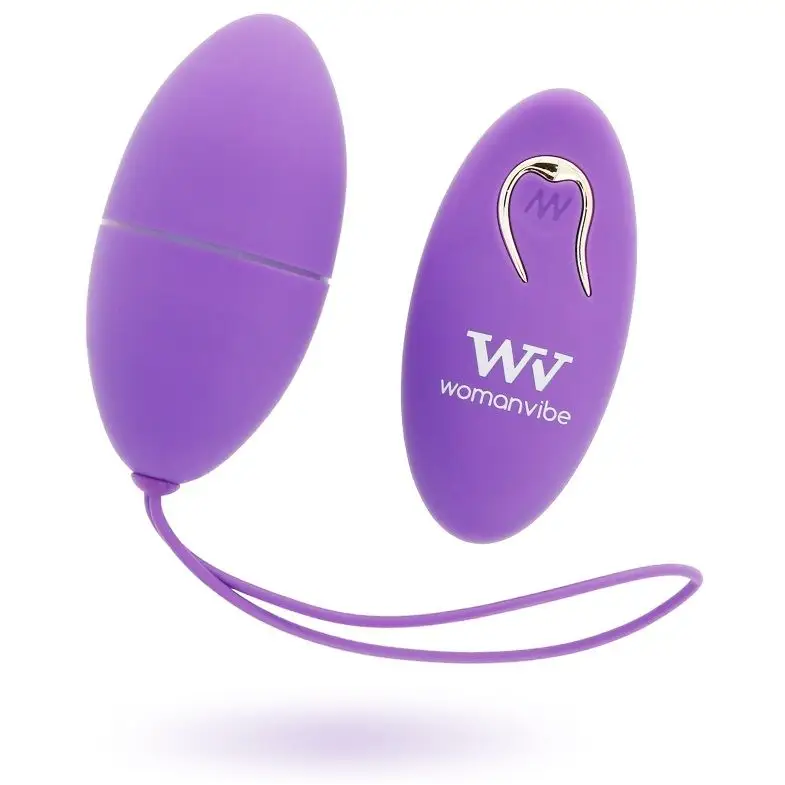Womanvibe - alsan huevo control remoto silicona morado