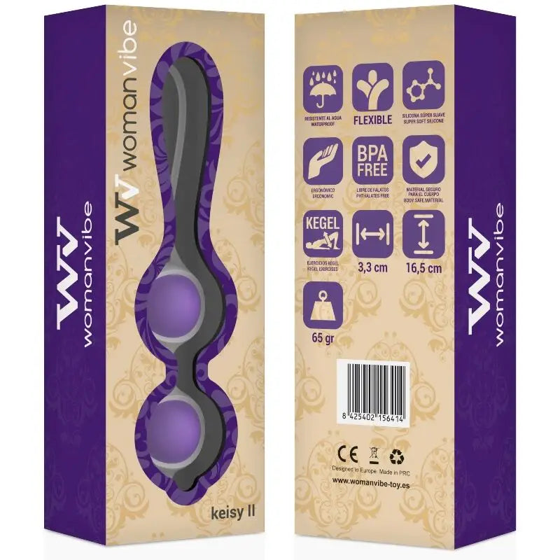 Womanvibe - keisy ii bolas silicona