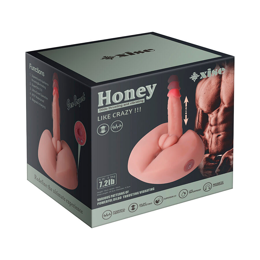 Xise - honey masturbador dildo realístico con vibración 25