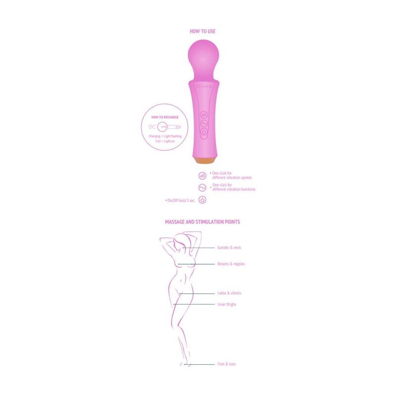 Xocoon - the personal wand fucsia